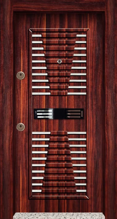 Steel Door Red Color