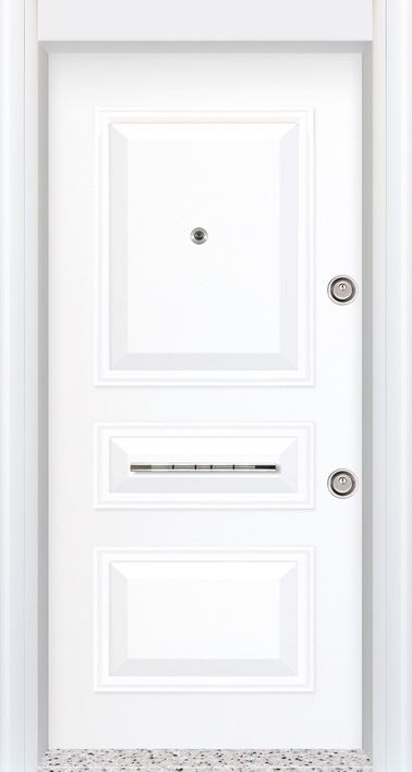 White Color Steel Door